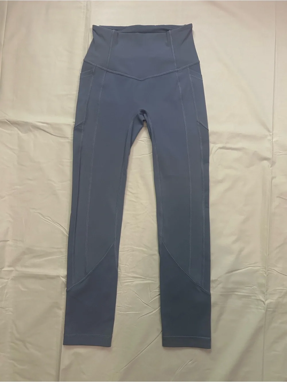 Lululemon Light Blue Athletic Leggings with Pockets Size 0